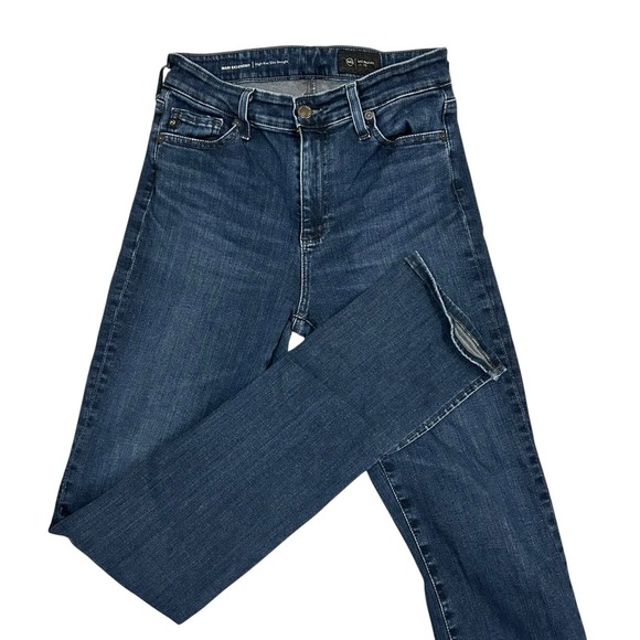 AG Adriano Goldschmied Mari Extended High Rise Slim Straight‎ Jeans Women's 27 - Picture 1 of 12